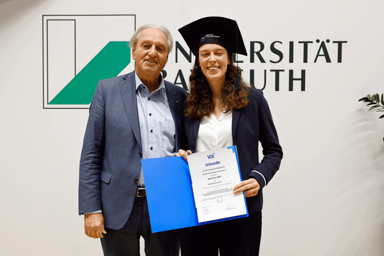 VDI-Preis für unsere Kollegin Kristina Lasch für beste Masterarbeit